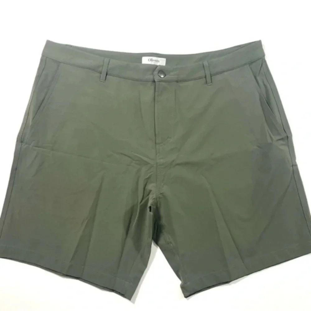 NWOT Oliver’s Capital Shorts Size 38 Olive Green Mens Chino